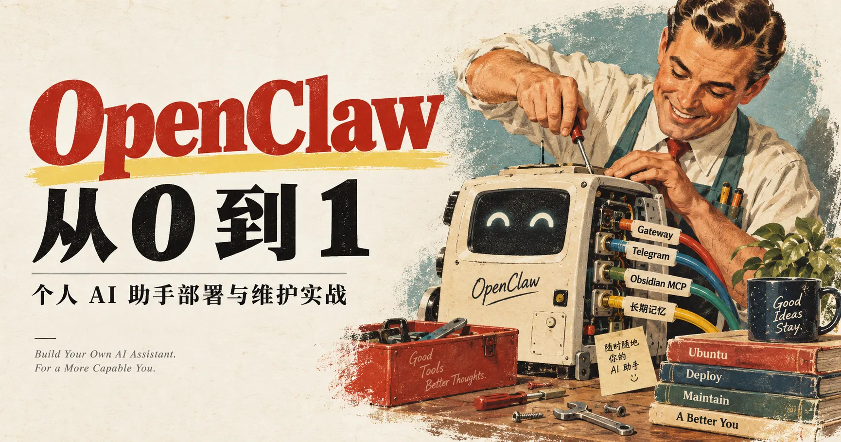 OpenClaw 从 0 到 1：个人 AI 助手部署与维护实战
