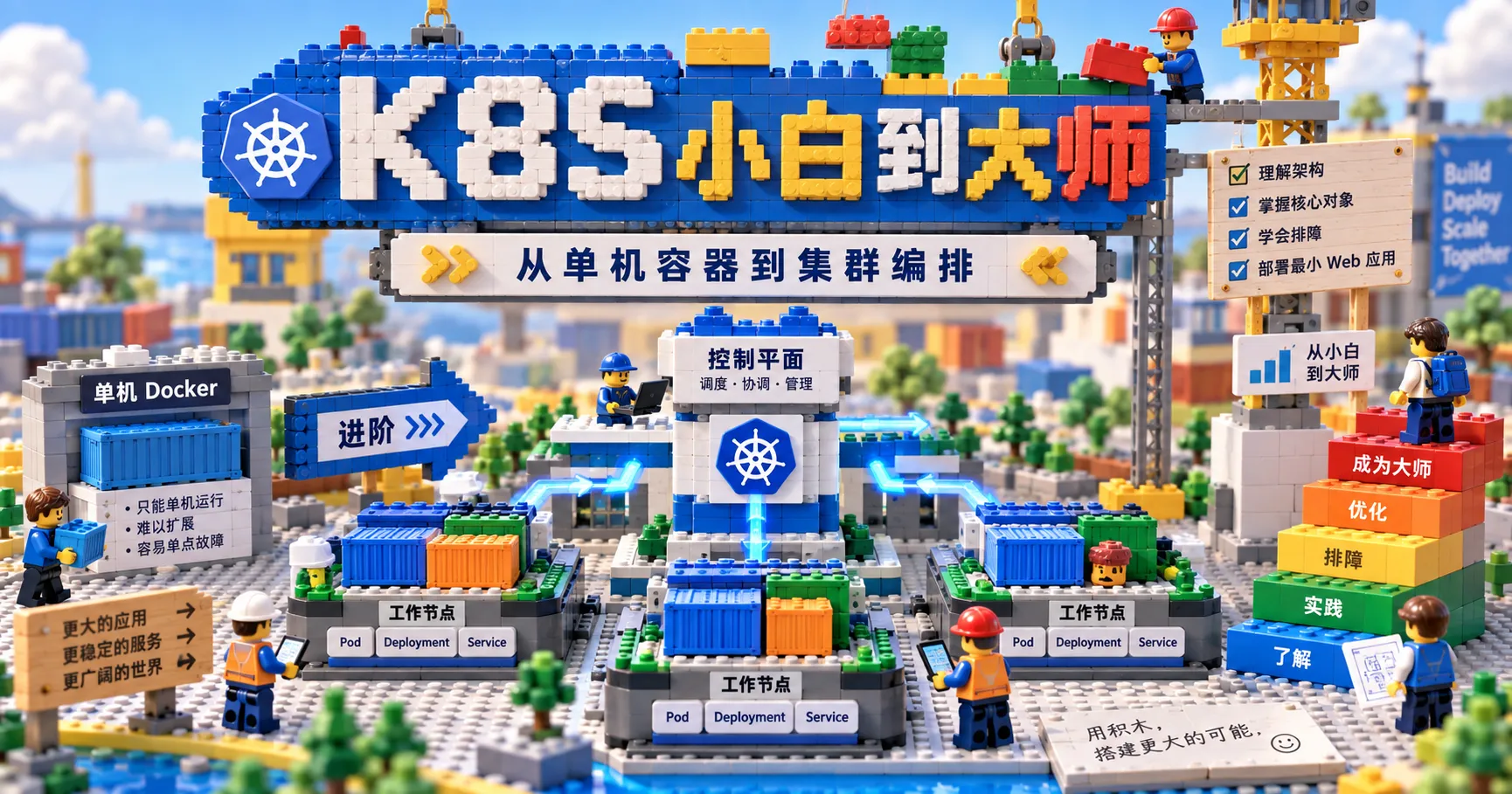 K8S 小白到大师：从单机容器到集群编排